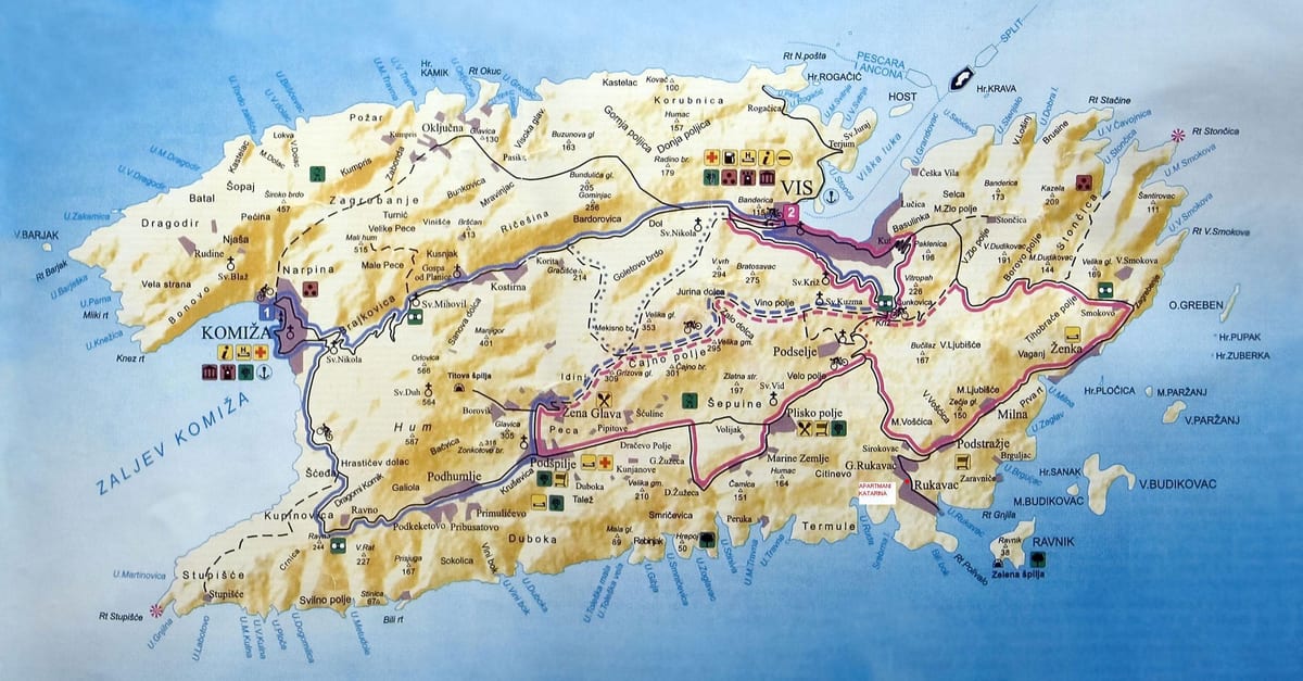 地図に対クロアチア