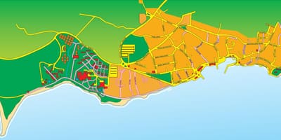 地図のエクロアチア