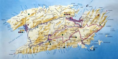 地図に対クロアチア