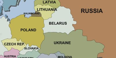 地図のクロアチアおよび近隣諸国