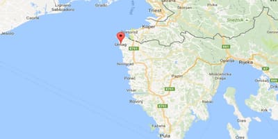 地図の複数のクロアチア